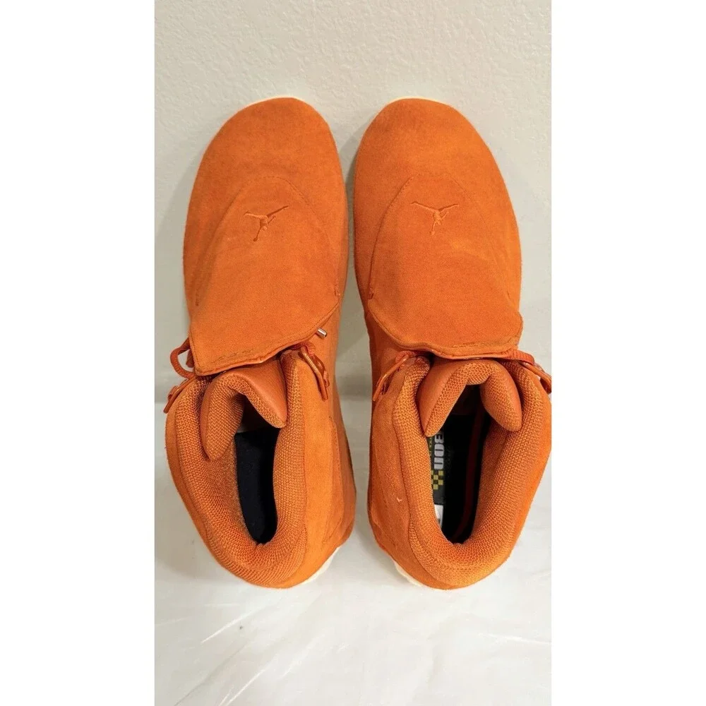 Nike Air Jordan 18 Retro Campfire Orange Suede Size 15 New Deadstock AA2494-801